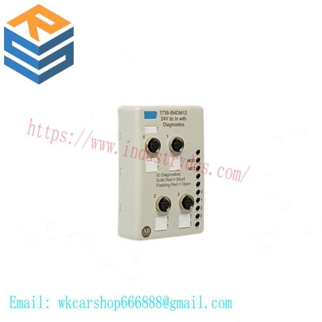 ABB AB 1738-IE4CM12 ArmorPoint 4 Point Input Module - Industrial Control System Component