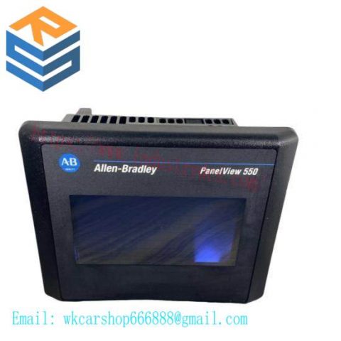 Allen-Bradley 2711-T5A10L1 PanelView 550 Monochrome Terminal, 5.5-inch Touchscreen Display