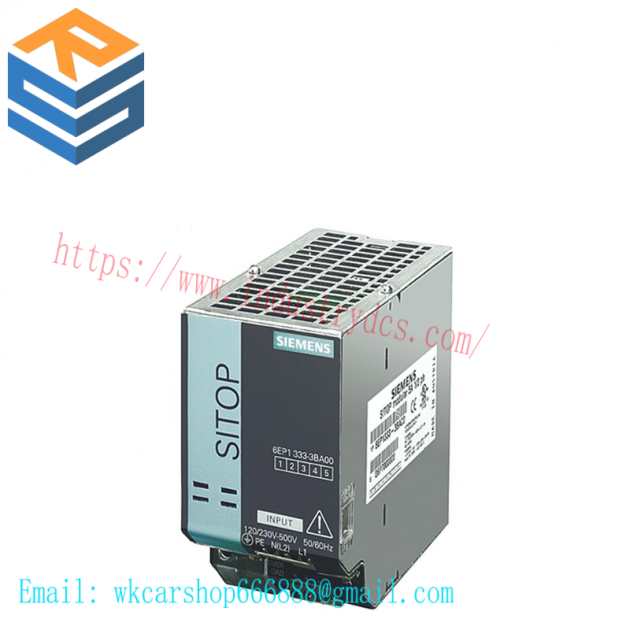 SIEMENS 6EP1 333-3BA00 Power Supply Input: Industrial Control Solutions