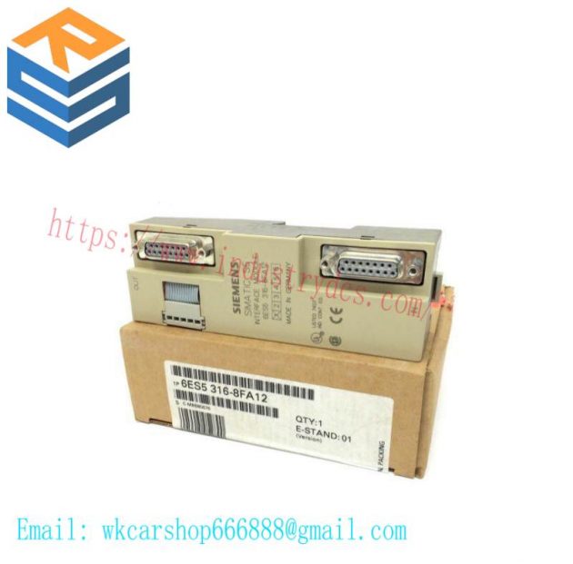 SIEMENS 6ES5316-8FA12 - Modular Interface Module for Advanced Control Systems