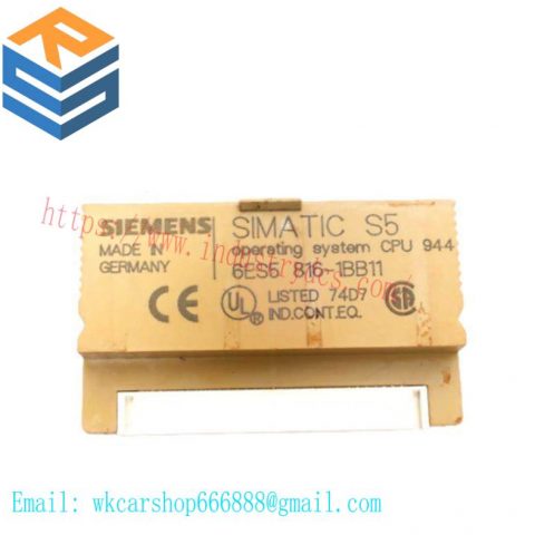 SIEMENS 6ES5816-1BB11: Industrial Control System OS Module