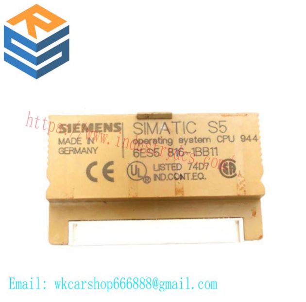 SIEMENS 6ES5816-1BB11: Industrial Control System OS Module