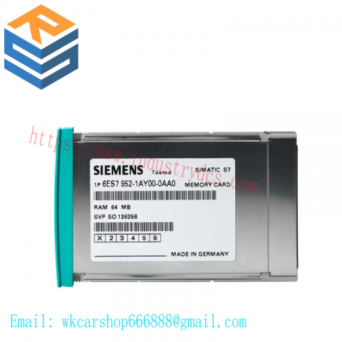 SIEMENS S7, Memory Card 6ES7952-0KF00-0AA0 - Industrial Control Module