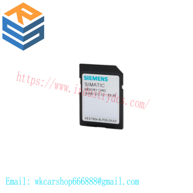 SIEMENS 6ES7954-8LL03-0AA0 Memory Card for S7-1x00 CPU, Designed for Industrial Control Systems