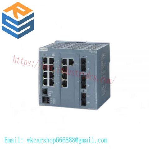 SIEMENS 6GK5213-3BD00-2AB2 Network Switch, High-Speed 810/100 Mbit Ports for Industrial Automation
