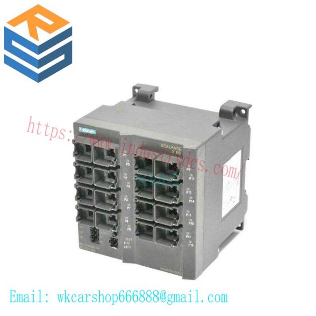 SIEMENS SCALANCE XC116 Redundant Power Supply, 16x 10/100 Mbit/s RJ45 Ports, Profinet Compliant