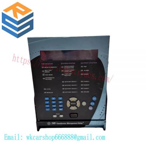 GE 745-W2-P5-G5-HI-A-L-R-E-H: Advanced Transformer Management Relay