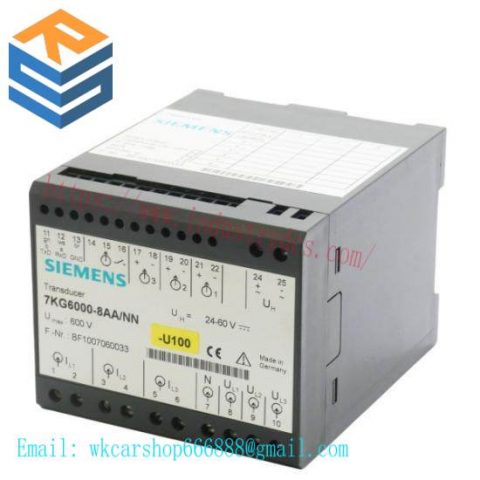 Siemens 7KG6000-8AA Ultrasonic Transmitter, Advanced Industrial Control Solution
