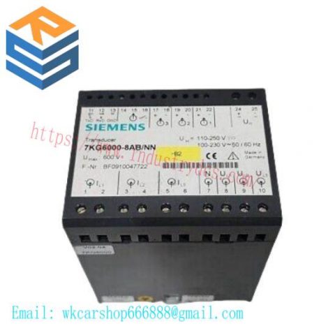 Siemens 7KG6000-8AB/LL: Industrial Control System Module, Optimized for Advanced Automation