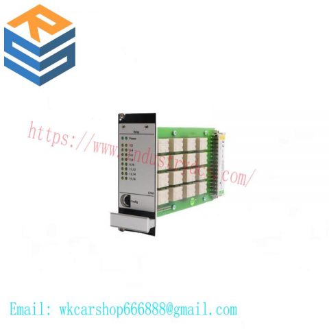 EMERSON A6740/10: 16-Channel Output Relay Module for Industrial Control Systems