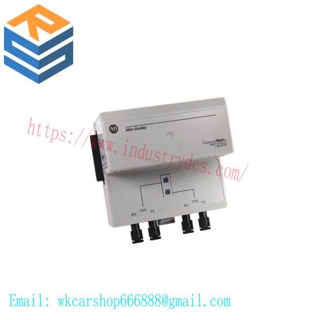 Allen-Bradley 1786-RPFM Dual Fiber Optic Channel, ControlNet, Industrial Automation
