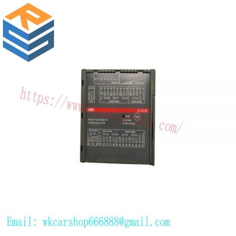 ABB 07AI91 GJR5251600R0278: High-Performance Analog I/O Module for Industrial Automation