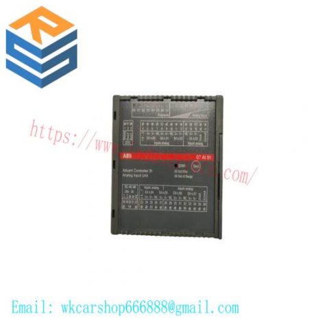 ABB 07AI91 WTAI91 GJR5251600R4202 - Analog I/O Module for Industrial Control