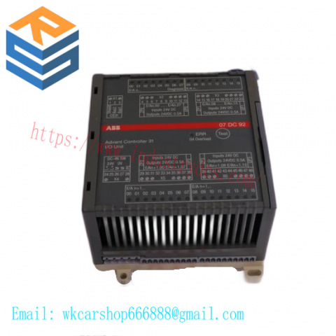 ABB 07DC92 Digital I/O Module for PLC Control