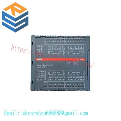 ABB 07DI92 WT92 GJR5252400R4101 - High-Performance Digital I/O Module