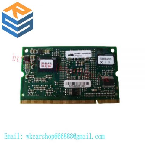 ABB 3BHE017400R0101: Advanced Main Control Board for Industrial Automation