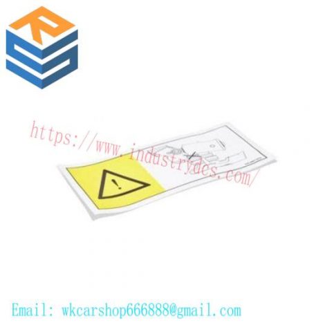 ABB 3HAC020611-001 Robotic Warning Label, Safety & Automation Solutions