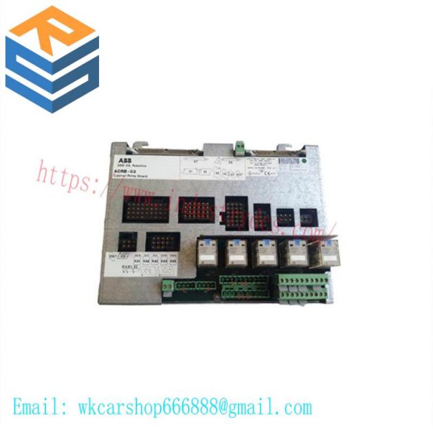 ABB ACRB-03, 3HNE08250-1, Safety Cabinet Relay Board