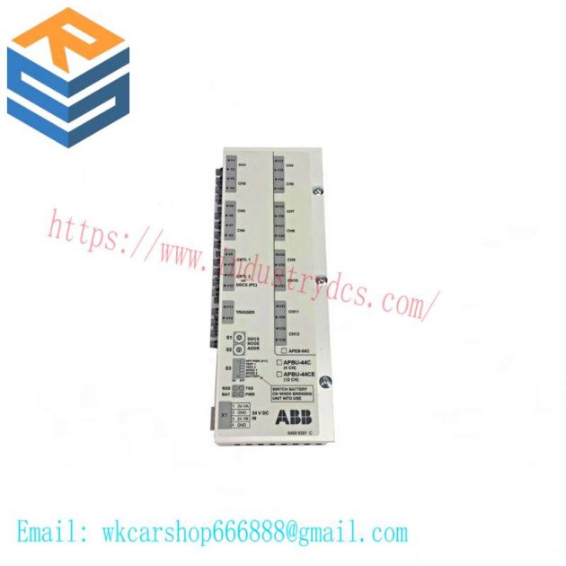 ABB APBU-44C, High-Performance Relay Module for Industrial Control Systems