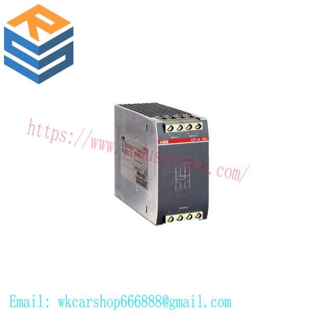 ABB CP-A RU 1SVR427071R0000: Redundancy Unit for Enhanced System Safety and Reliability