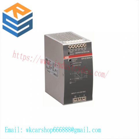 ABB CP-E 24/5A Power Supply, Industrial Control Solutions