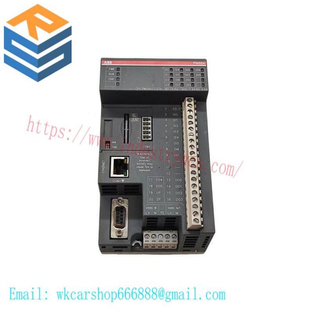 ABB PM554-TP-ETH PLC Processor Module: Industrial Automation Excellence