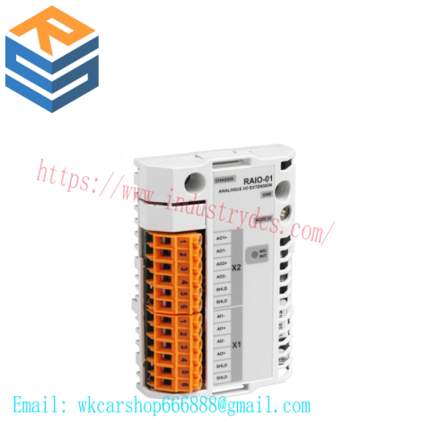 ABB RAIO-01 64606841: Analog I/O Extension PCB, for Industrial Control Applications