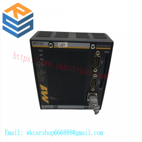 Bachmann MP213/E CPU Module - Efficient Control Solution for Industrial Automation