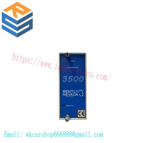 Bently Nevada 3500/15-05-00 Power Supply: Industrial Control System Innovation