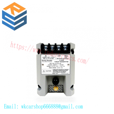 Bently Nevada 991-25-50-01-00 Thrust Transmitter: Precision Measurement Solution for Industrial Control