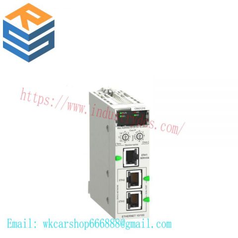 Schneider BMXCRA31210 Ethernet RIO Drop Adapter, Modular PLC Component