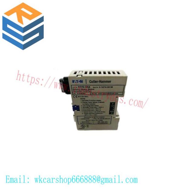 Cutler-Hammer Eaton D77D-DNA Adapter Module, Industrial Control Solutions