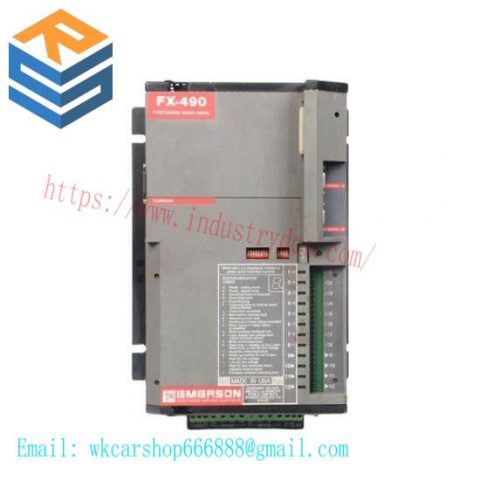Emerson DeltaV FX490 Servo Drive - High-Power Servo Control, Industry-Leading Performance