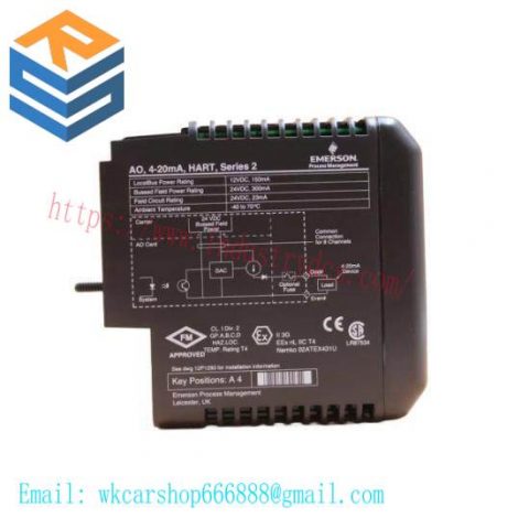 Emerson DeltaV VE4005S2B1 Analog Output Card - Precision Control for Industrial Automation