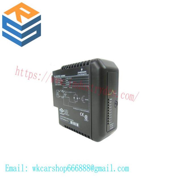 Emerson KJ3001X1-CA1 12P1980X062: Industrial Discrete Input Module, Designed for Precision Control