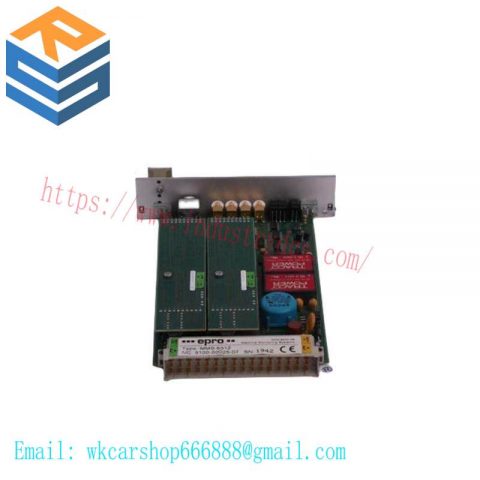Emerson MMS6220 Dual Channel Shaft Eccentricity Monitor, Precision Monitoring for Industrial Control Systems