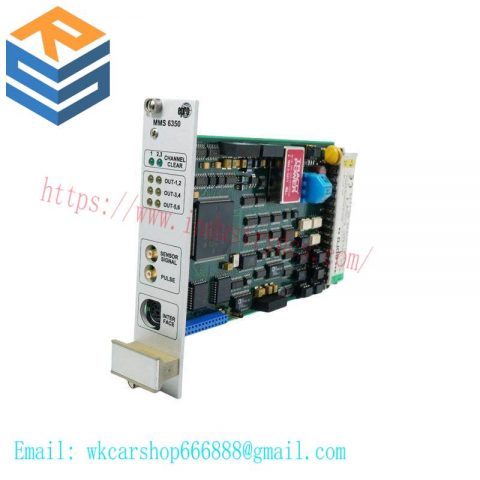 Emerson MMS6350 Digital Overspeed Protection System - High-Performance Module for Industrial Control