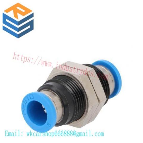 FESTO QSS-8 153159 Push-In Bulkhead Connector 8mm NOP - Industrial Automation Solution