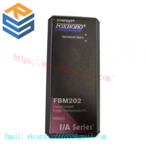 FOXBORO AD908AC FBM202 DCS Module: Advanced Control System Integration