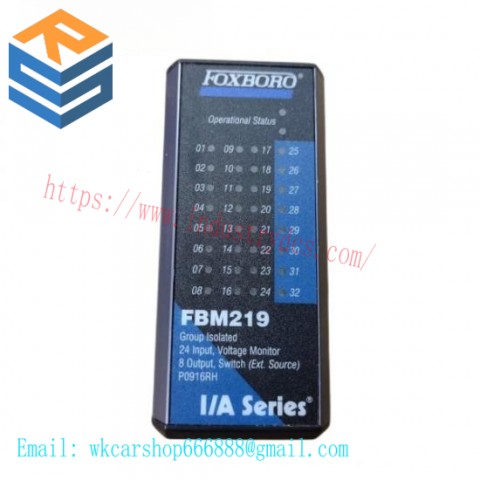 FOXBORO FBM219 P0916RH - Precision Group Isolated 24 Input Voltage Monitor