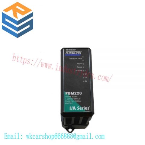 Foxboro FBM228 - Channel Isolated H1 Foundation Fieldbus Module