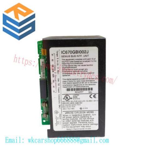 GE FANUC IC670GBI002J: Precision Control Module for Industrial Automation, 200 Characters or Less