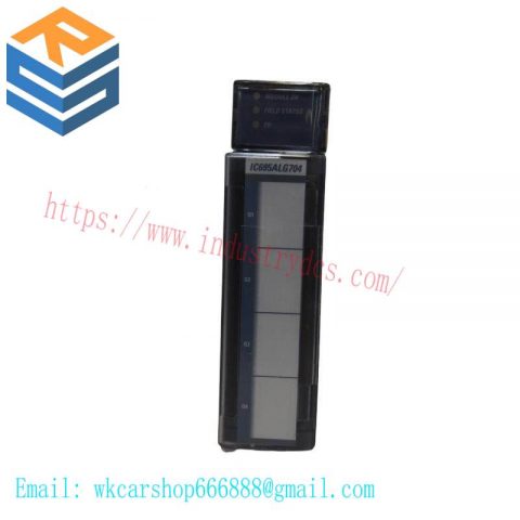 GE Fanuc IC695ALG704 - 4-Channel Analog Output Module for Industrial Automation
