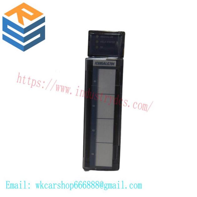 GE Fanuc IC695ALG704 - 4-Channel Analog Output Module for Industrial Automation