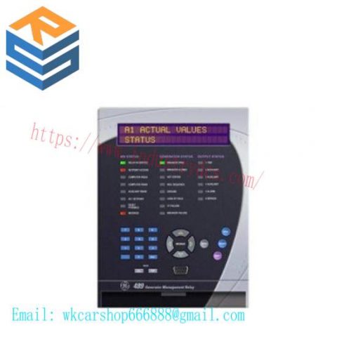 GE Fanuc SR489-P5-HI-A20 Motor Protection System, High-Performance Motor Control Solution