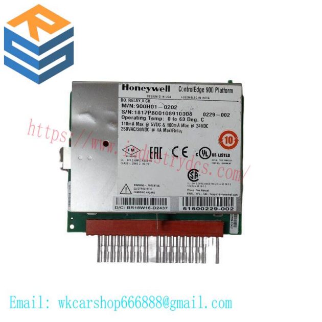 Honeywell 900H01-0202: Advanced Digital Output Relay Module for Industrial Control Systems