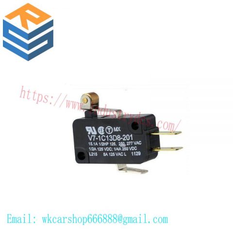 Honeywell V7-1C13D8-201 SPDT Roller Lever Microswitch 15 A, V7 Series - Advanced Control for Industrial Applications