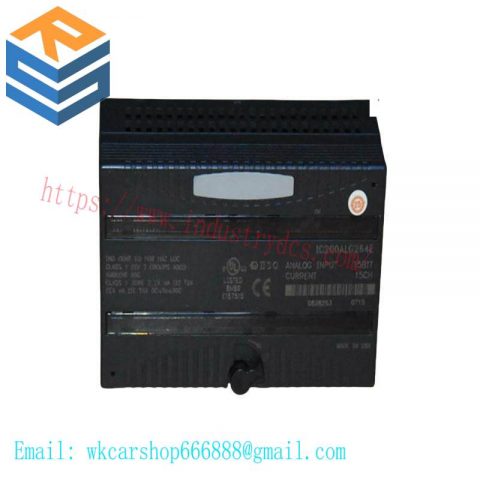 GE IC200ALG264E: Advanced Current Analog Input Module for Industrial Automation