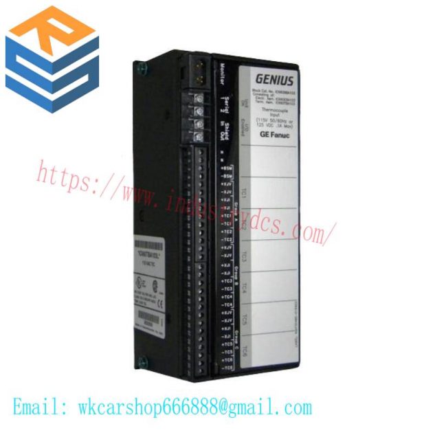 GE Fanuc IC660BBA026 Current-Source Input Block for Industrial Control Systems