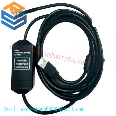 GE IC693CBL316 Cable, High-Speed RS-232 Programming, 3m Length, Requires Adapter